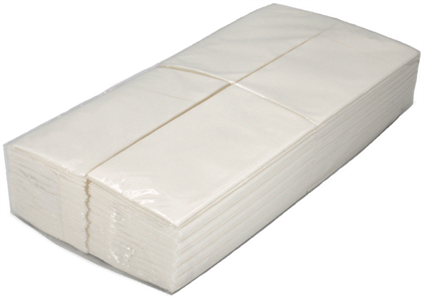 Besteckservietten, Airlaid, weiß, 40x33 cm, 1/8 Falz – Bild 2