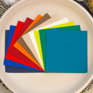 Zellstoff Servietten, farbig, 40x40 cm, 3-lagig, 1/4 oder 1/8 Falz, Flexodruck